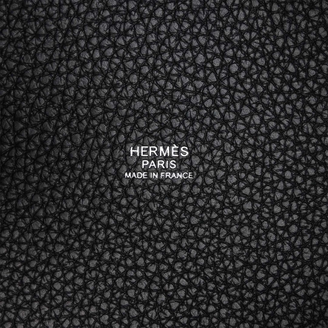 Top quality Hermes Picotin Lock 18 Black Clemence Palladium Hardware
