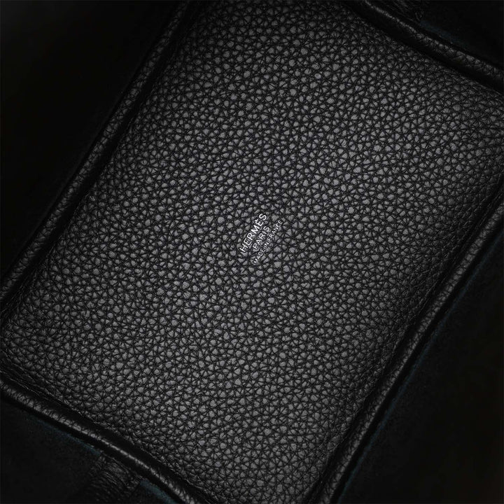 Top quality Hermes Picotin 18 Monochrome Black Clemence Black Hardware