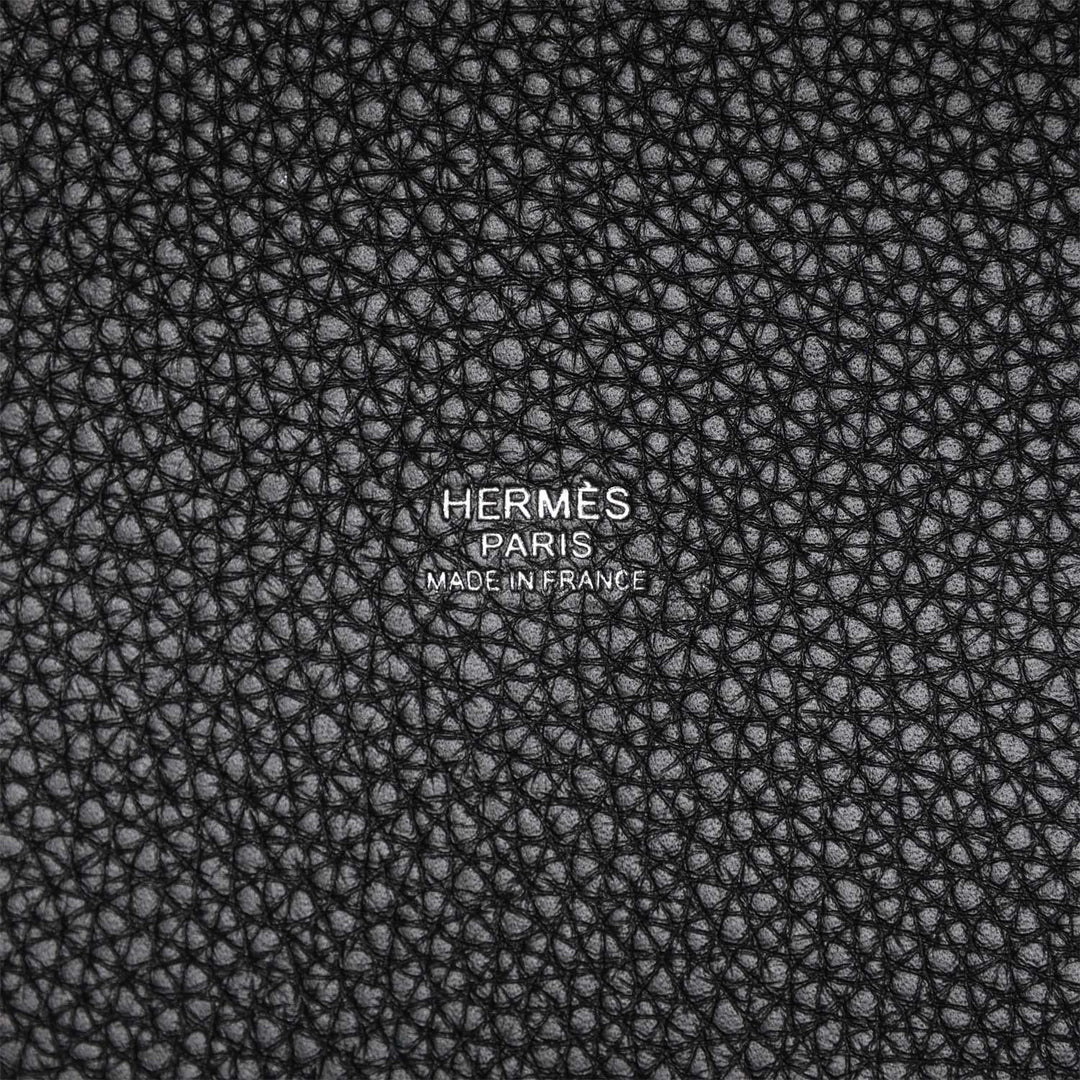 Top quality Hermes Picotin 18 Monochrome Black Clemence Black Hardware
