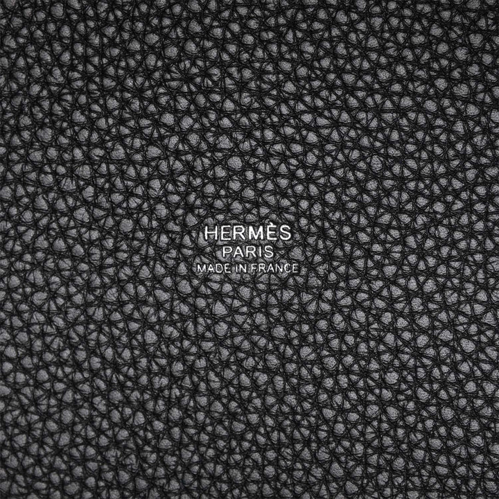 Top quality Hermes Picotin 18 Monochrome Black Clemence Black Hardware