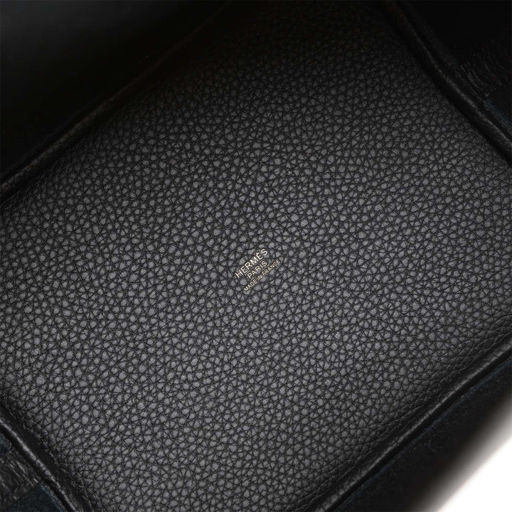 Top quality Hermes Picotin Lock 22 Black Clemence Gold Hardware
