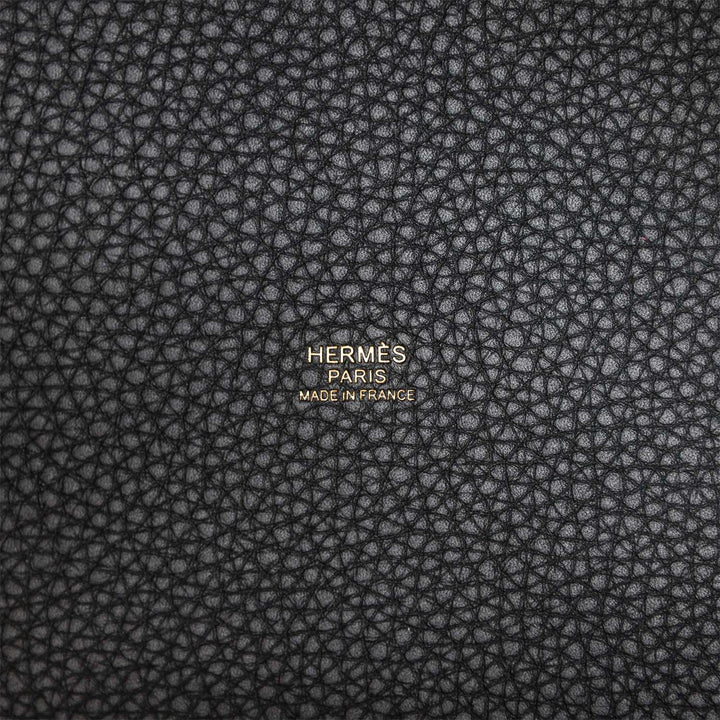 Top quality Hermes Picotin Lock 22 Black Clemence Gold Hardware