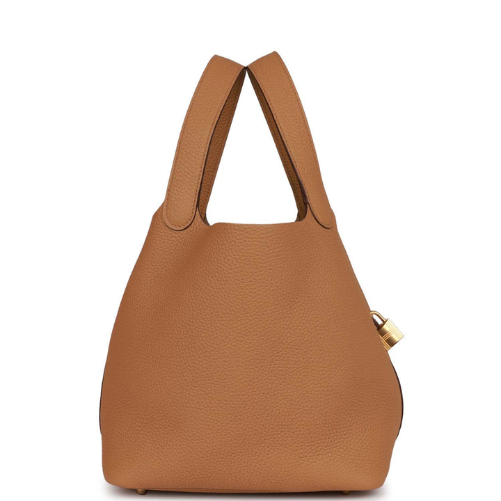Top quality Hermes Picotin Lock 22 Biscuit Clemence Gold Hardware