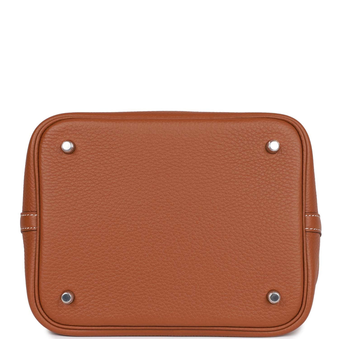 Top quality Hermes Picotin Lock 22 Gold Clemence Palladium Hardware