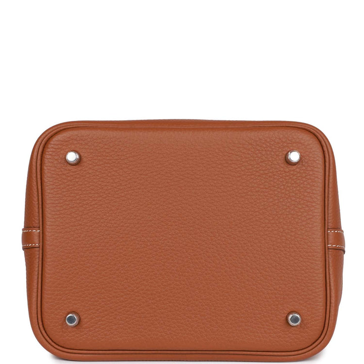 Top quality Hermes Picotin Lock 22 Gold Clemence Palladium Hardware