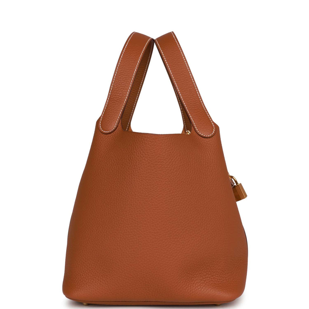 Top quality Hermes Picotin Lock 22 Gold Clemence Gold Hardware