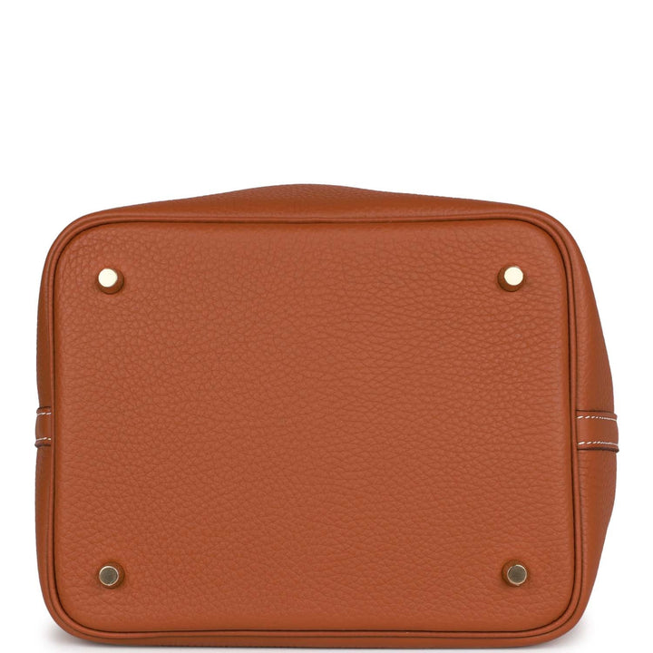 Top quality Hermes Picotin Lock 22 Gold Clemence Gold Hardware