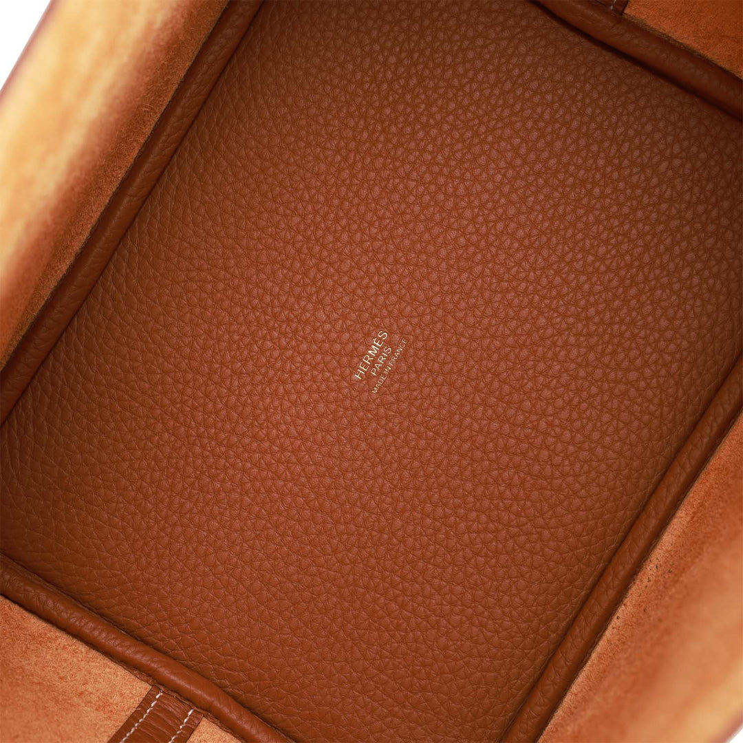 Top quality Hermes Picotin Lock 22 Gold Clemence Gold Hardware