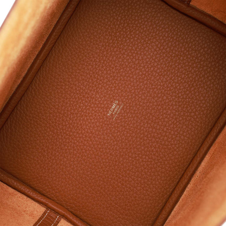 Top quality Hermes Picotin Lock 22 Gold Clemence Gold Hardware
