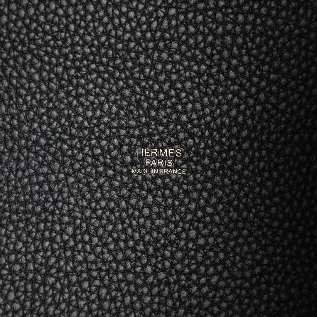 Top quality Hermes Picotin Lock 18 Casaque Bleu Nuit and Vert Cypress Clemence Gold Hardware
