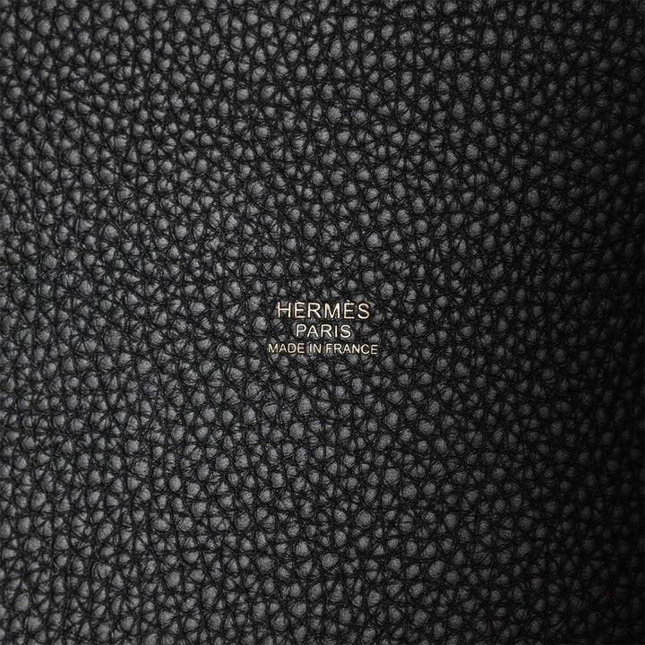Top quality Hermes Picotin Lock 18 Casaque Bleu Nuit and Vert Cypress Clemence Gold Hardware