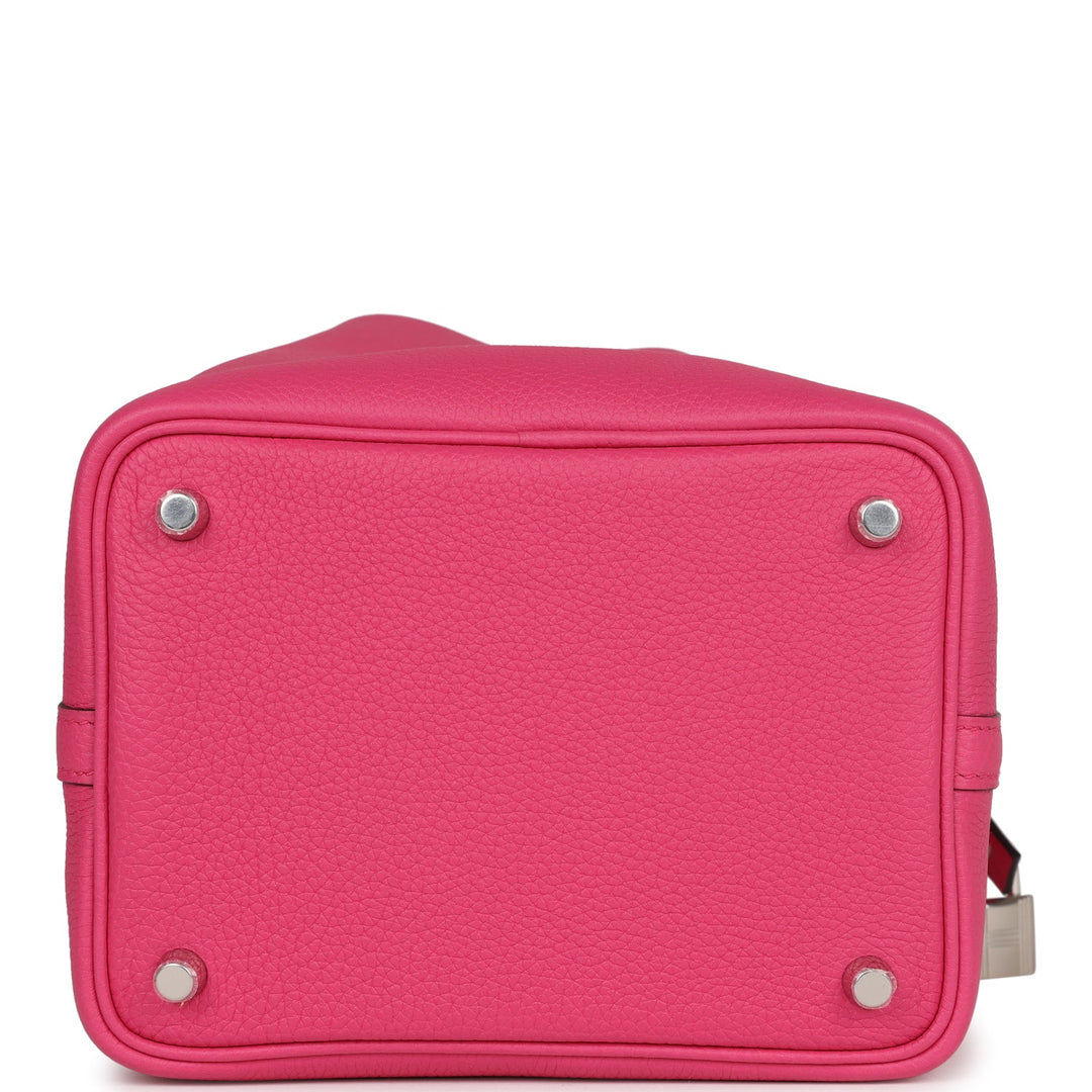 Top quality Hermes Picotin Lock 18 Rose Shocking Maurice Palladium Hardware