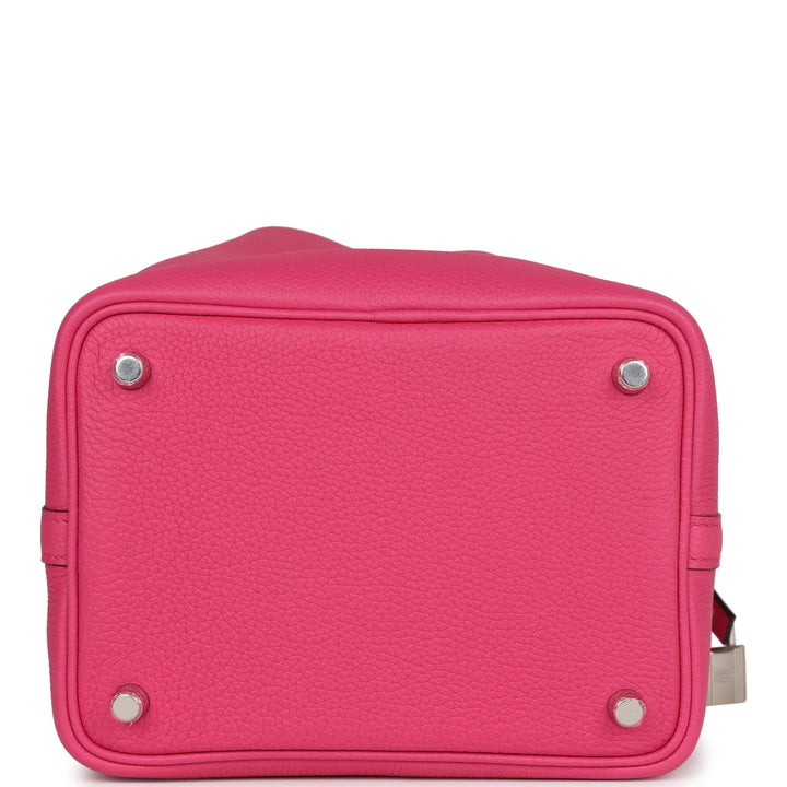Top quality Hermes Picotin Lock 18 Rose Shocking Maurice Palladium Hardware