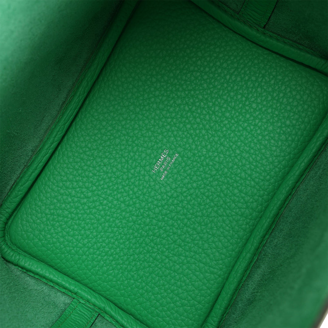 Hermes Picotin Lock 18 Vert Comics Clemence Palladium Hardware