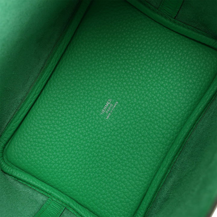 Hermes Picotin Lock 18 Vert Comics Clemence Palladium Hardware