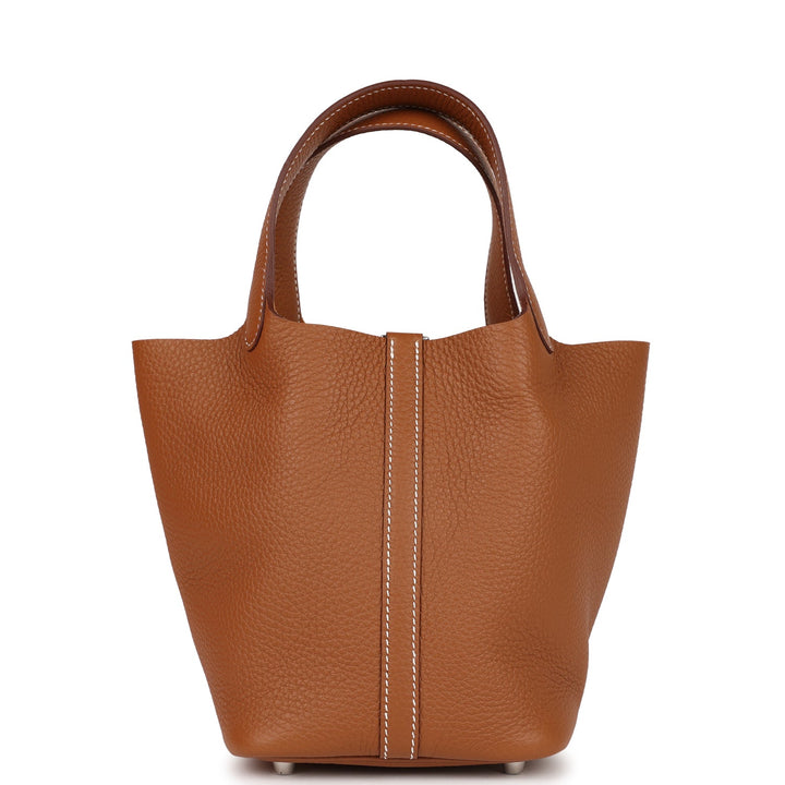 Top quality Hermes Picotin Lock 18 Gold Clemence Palladium Hardware