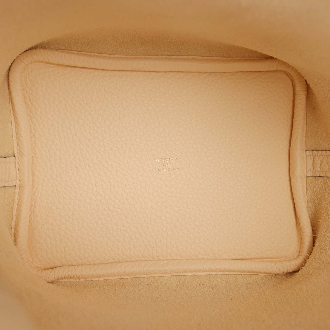 Top quality Hermes Picotin 18 Nata Clemence Gold Hardware