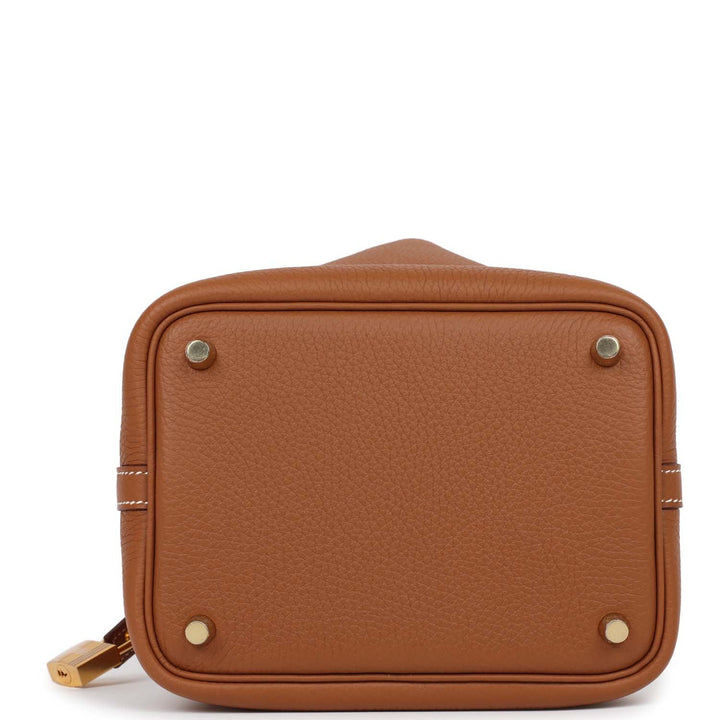 Top quality Hermes Picotin 18 Gold Clemence Gold Hardware