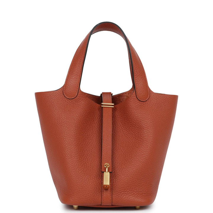 Top quality Hermes Picotin Lock 18 Cuivre Clemence Gold Hardware