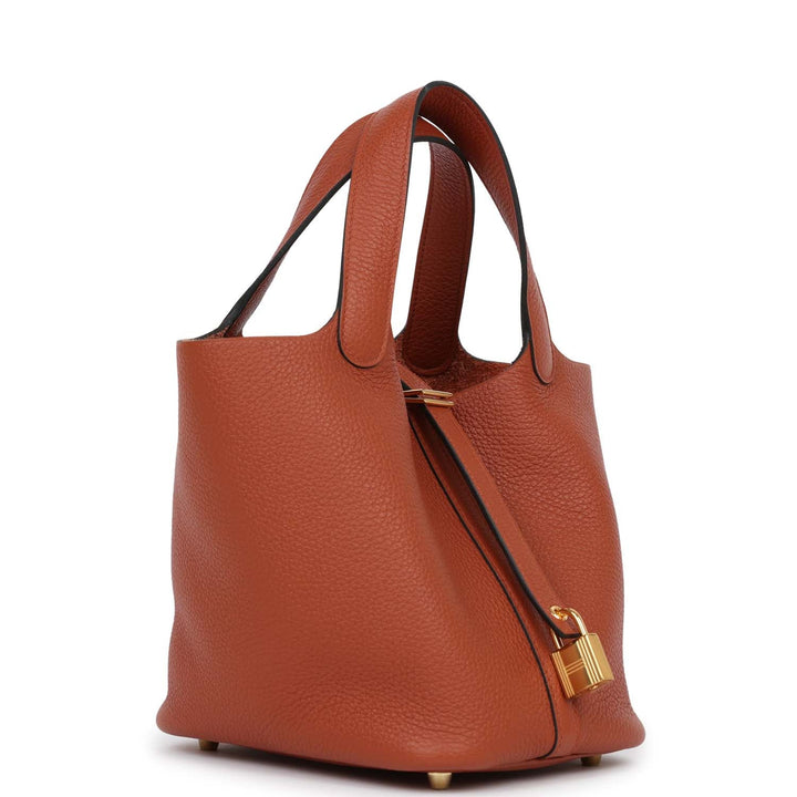 Top quality Hermes Picotin Lock 18 Cuivre Clemence Gold Hardware