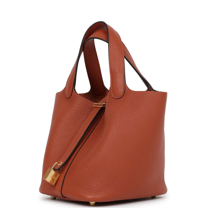 Top quality Hermes Picotin Lock 18 Cuivre Clemence Gold Hardware