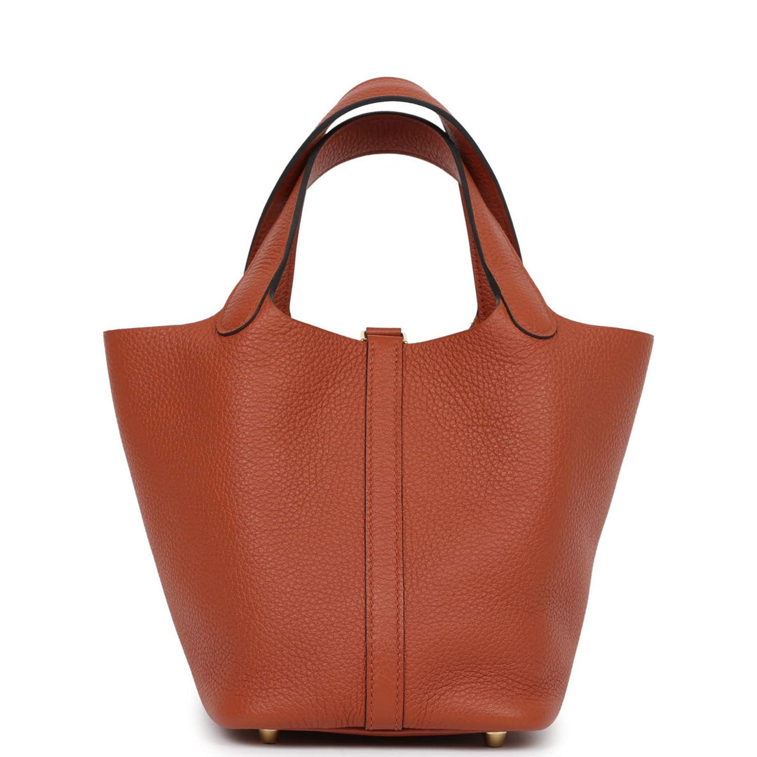 Top quality Hermes Picotin Lock 18 Cuivre Clemence Gold Hardware