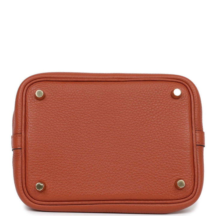 Top quality Hermes Picotin Lock 18 Cuivre Clemence Gold Hardware