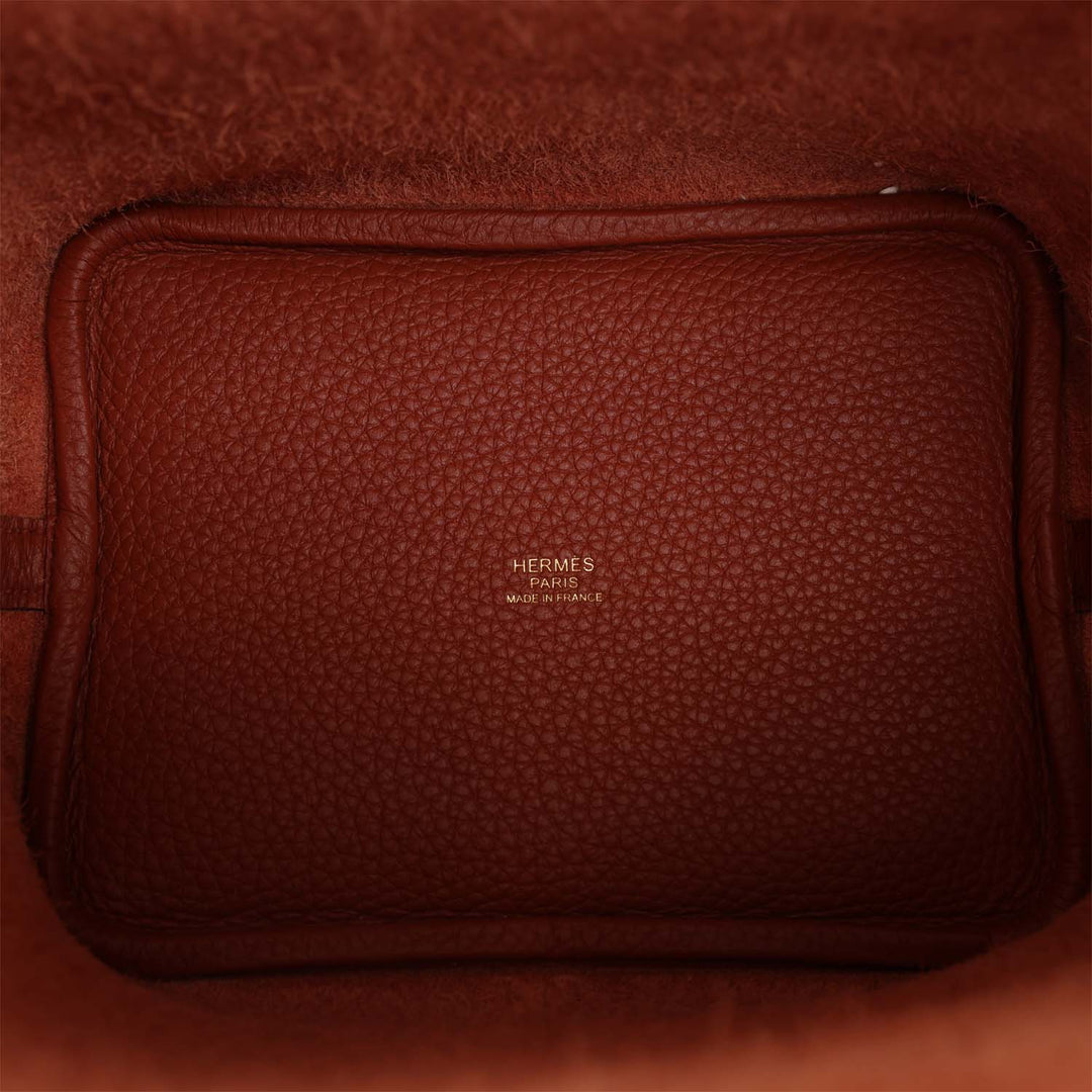 Top quality Hermes Picotin Lock 18 Cuivre Clemence Gold Hardware
