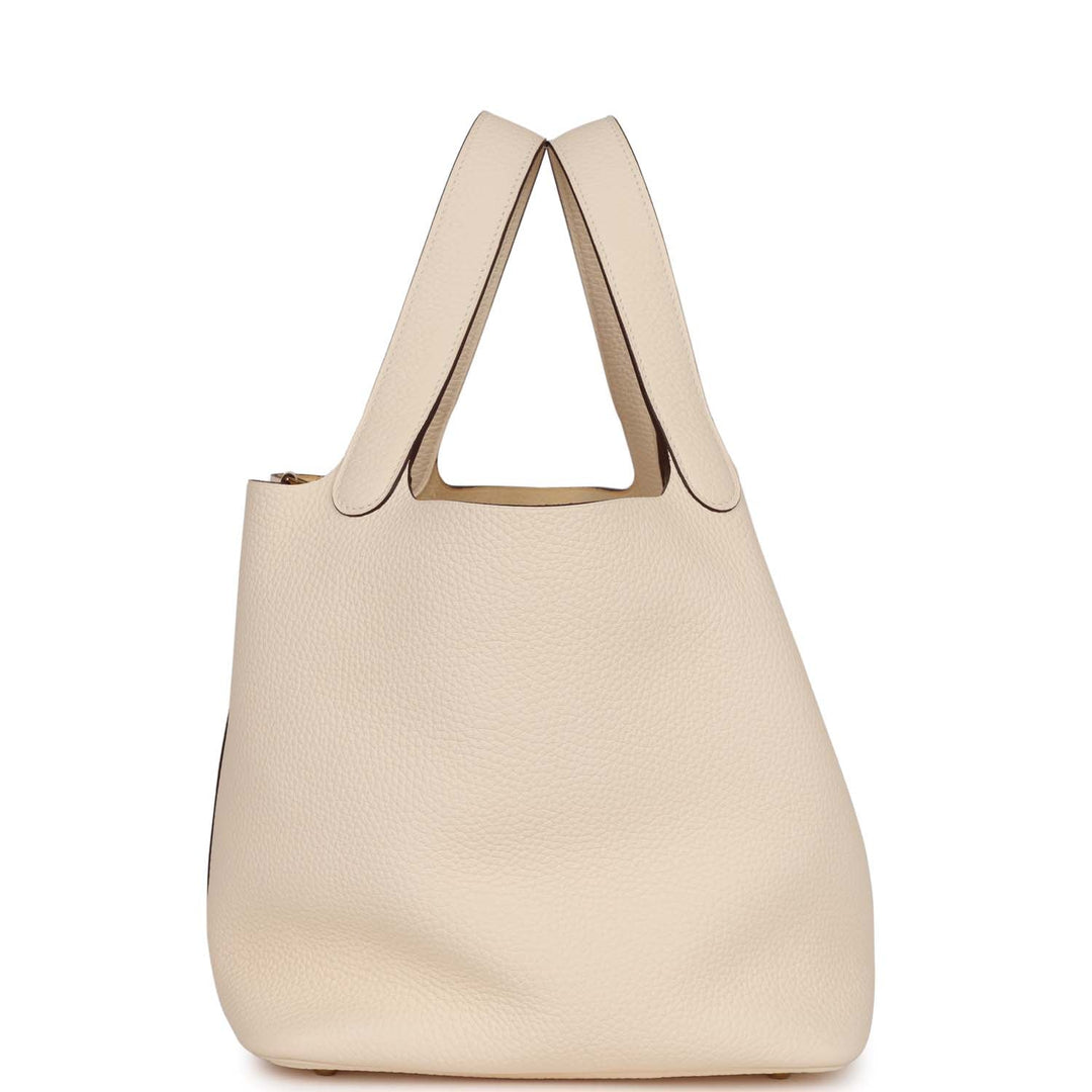 Top quality Hermes Picotin Lock 22 Nata Clemence Gold Hardware