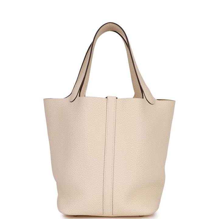 Top quality Hermes Picotin Lock 22 Nata Clemence Gold Hardware