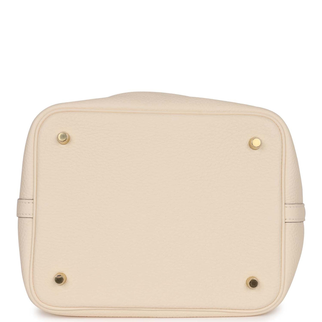 Top quality Hermes Picotin Lock 22 Nata Clemence Gold Hardware