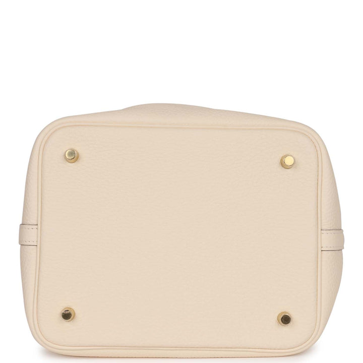 Top quality Hermes Picotin Lock 22 Nata Clemence Gold Hardware