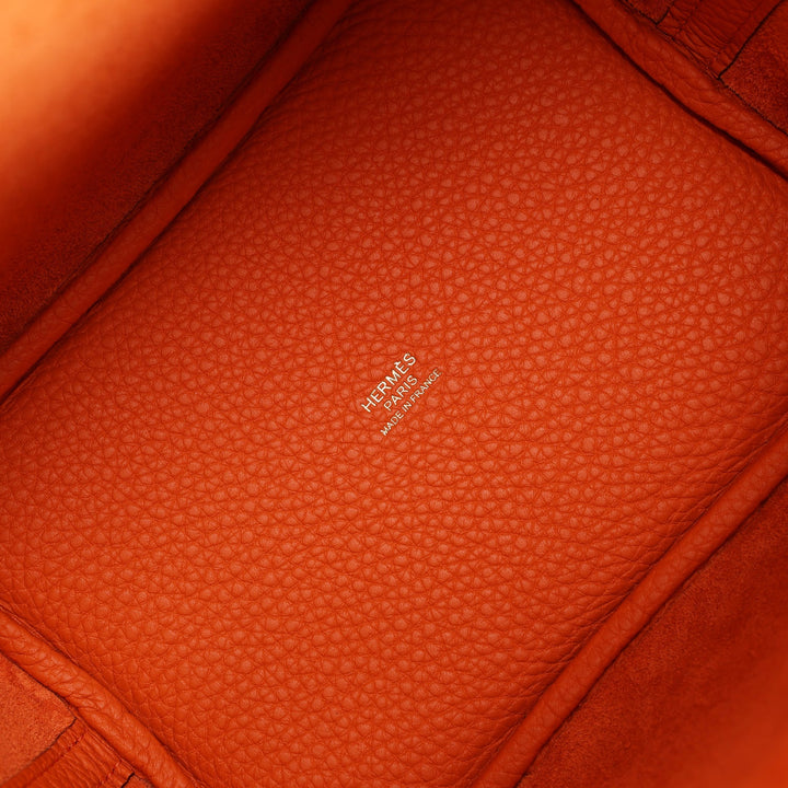Top quality Hermes Picotin 18 Orange H Clemence  Gold Hardware