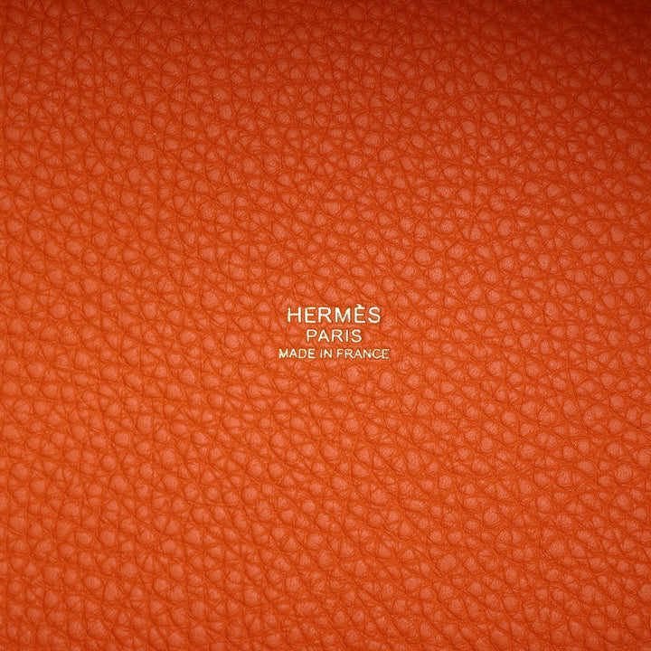 Top quality Hermes Picotin 18 Orange H Clemence  Gold Hardware