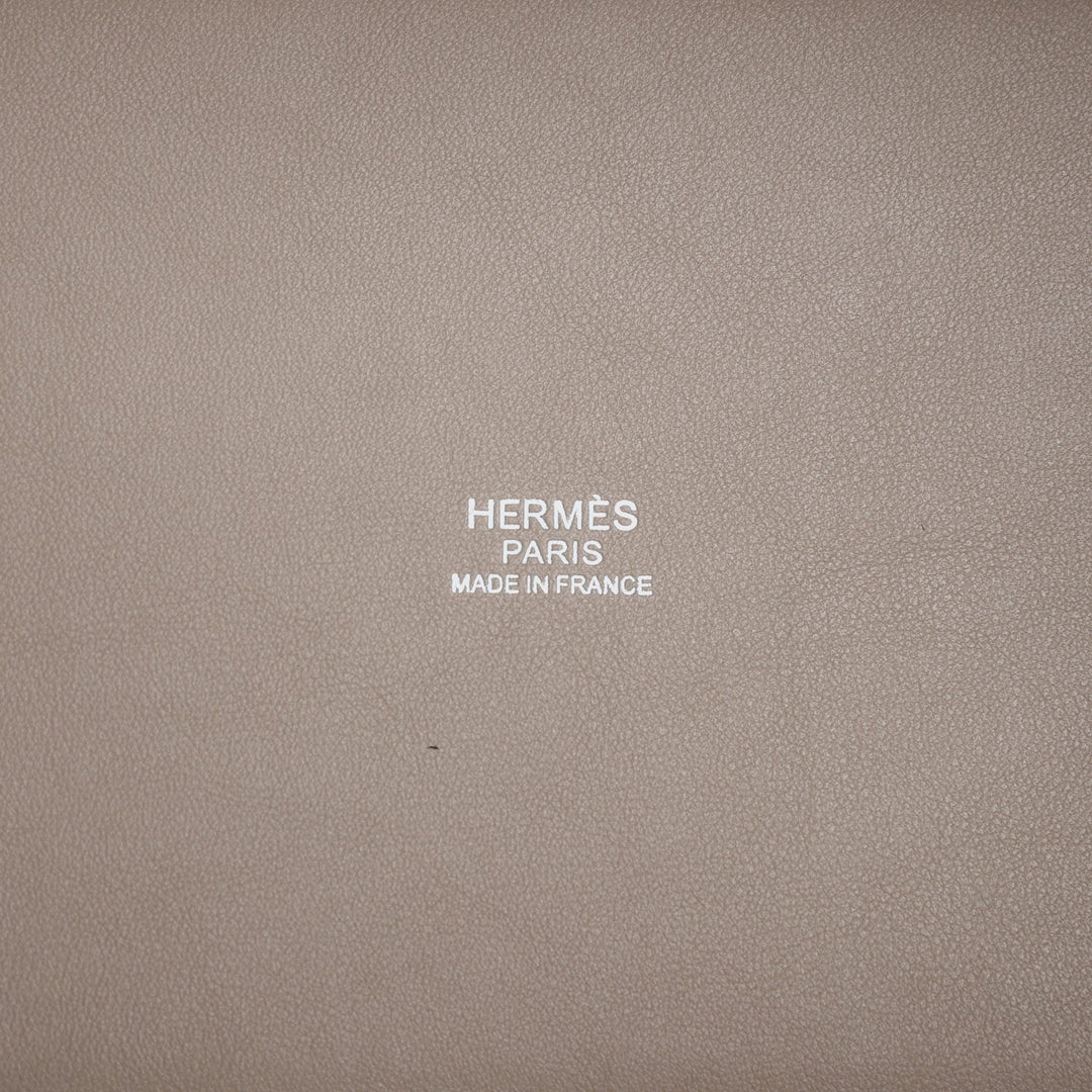Top quality Hermes Picotin Lock 18 Gris Tourterelle Ostrich Palladium Hardware