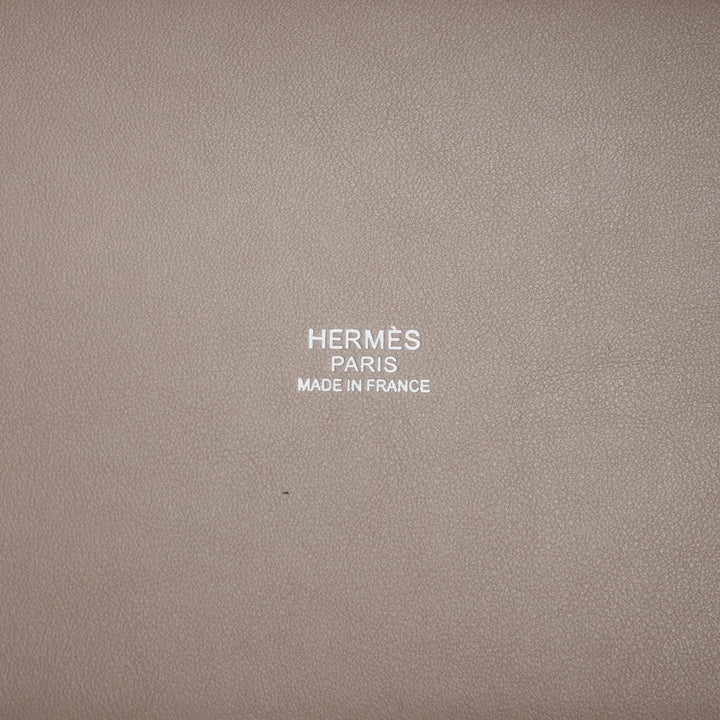 Top quality Hermes Picotin Lock 18 Gris Tourterelle Ostrich Palladium Hardware