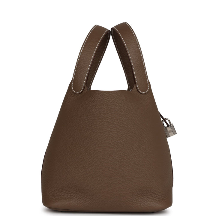 Top quality Hermes Picotin Lock 22 Etoupe Clemence Palladium Hardware