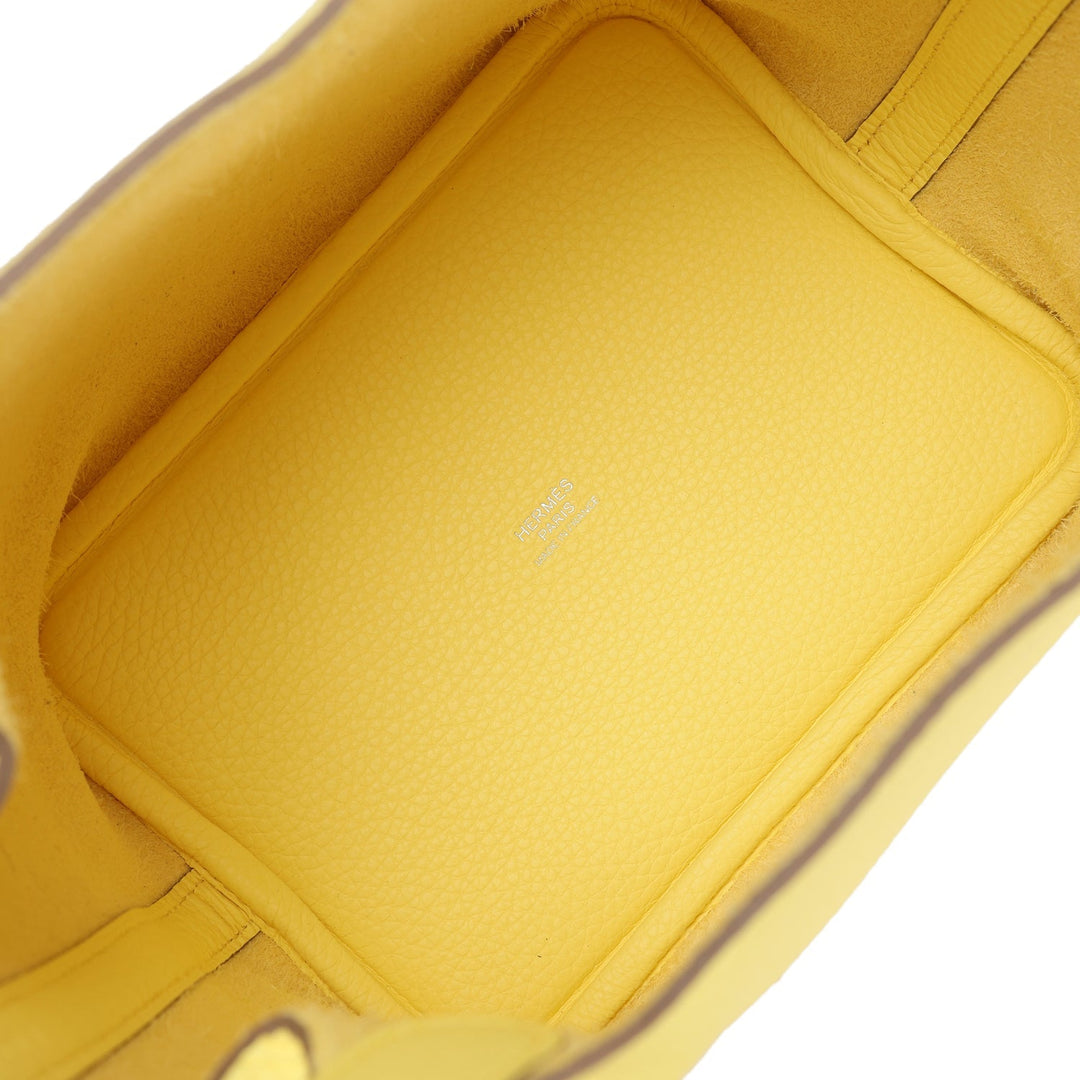Top quality Hermes Picotin 18 Limoncello Clemence Palladium Hardware