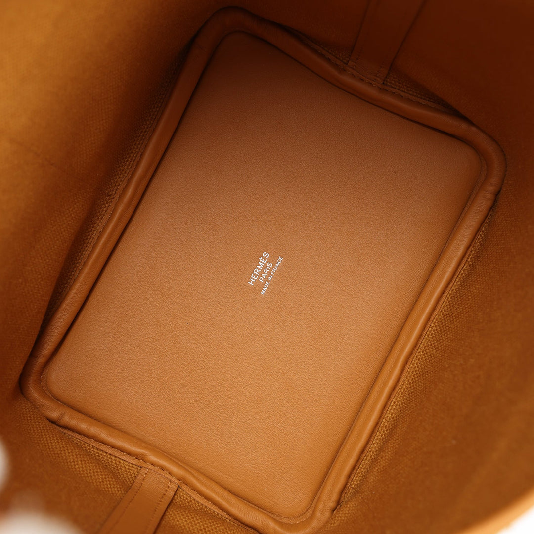 Top quality Hermes Picotin Cargo 18 Sesame Swift and Toile Canvas Palladium Hardware