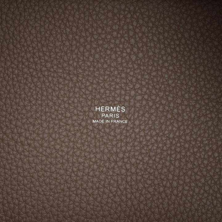 Hermes Picotin 18 Etoupe Clemence Palladium Hardware