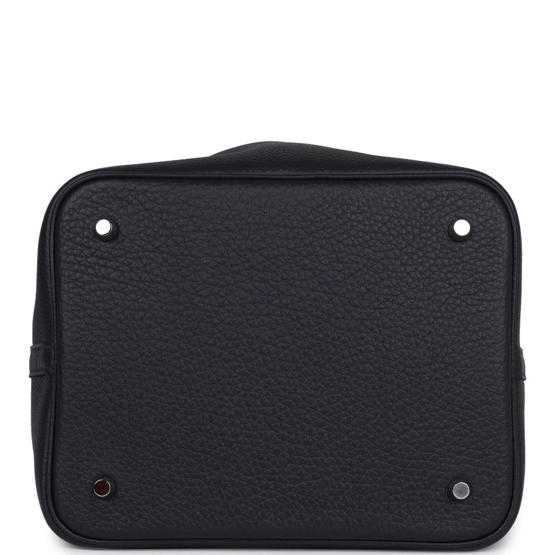 Hermes Picotin Lock 22 Caban Clemence Palladium Hardware