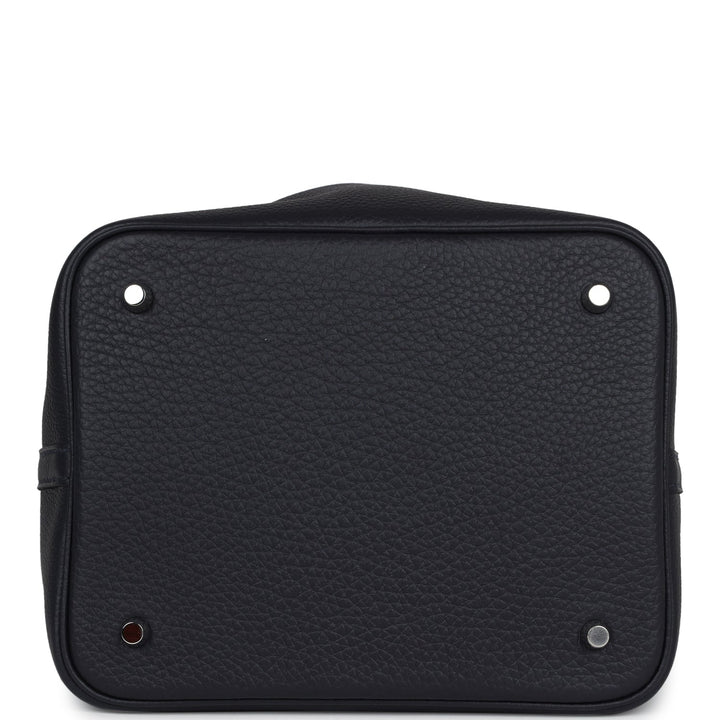 Hermes Picotin Lock 22 Caban Clemence Palladium Hardware