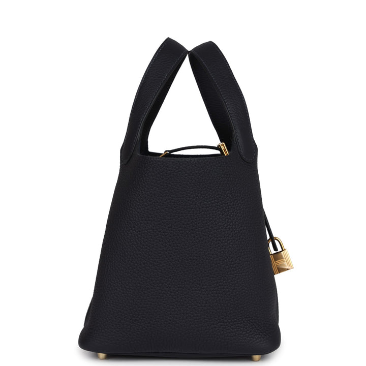 Hermes Picotin Lock 18 Caban Clemence Gold Hardware