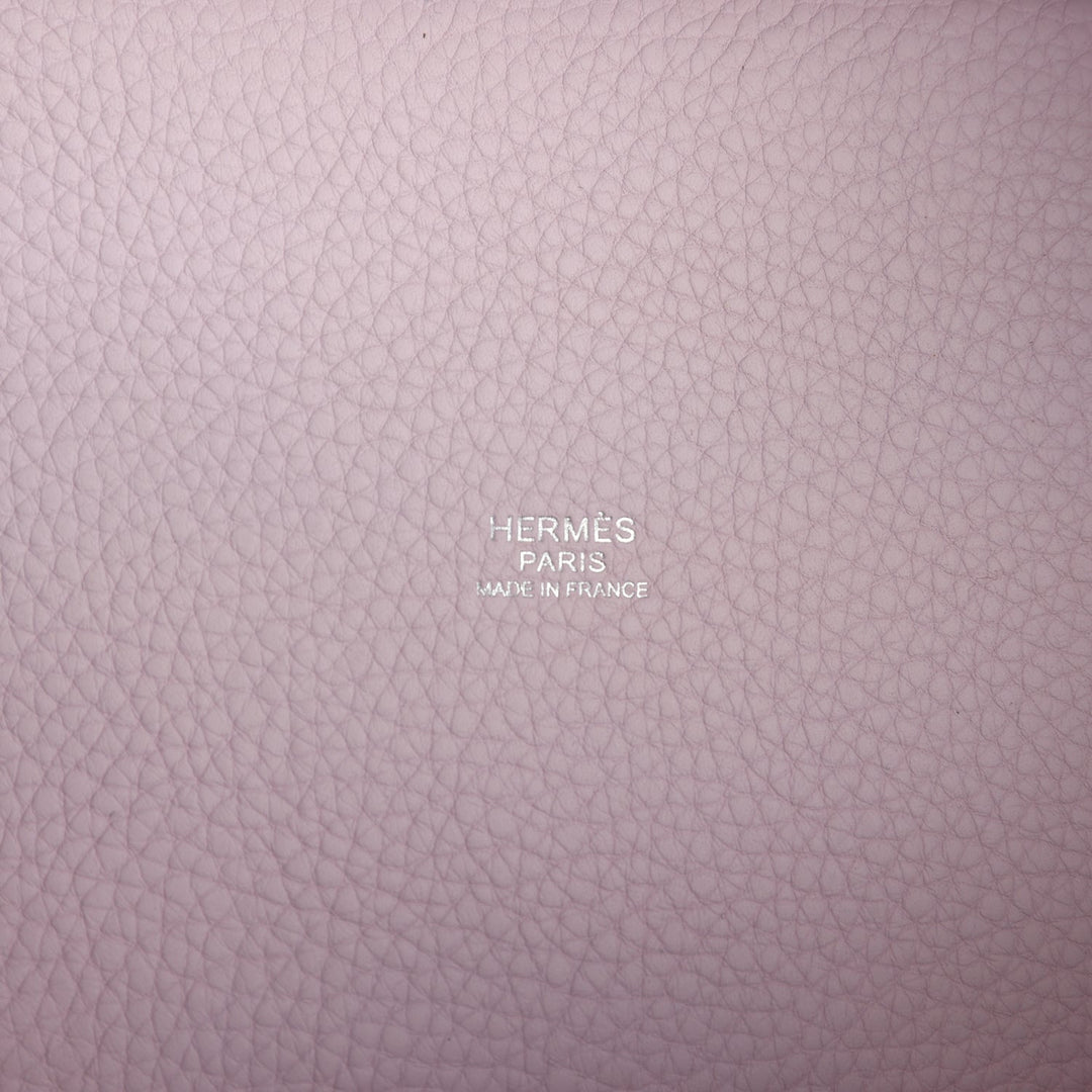 Hermes Picotin Lock 18 Mauve Pale Clemence Palladium Hardware