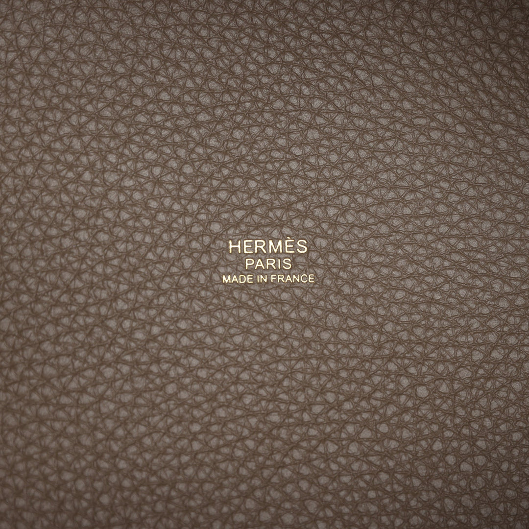 Hermes Picotin Lock 18 Etoupe Clemence Gold Hardware