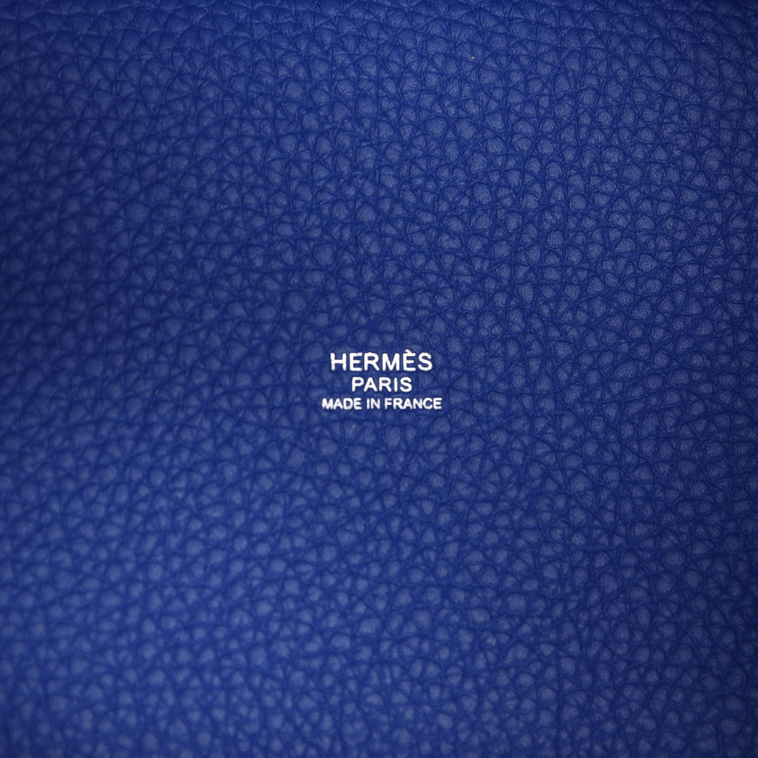 Hermes Picotin Lock 18 Bleu Saphir Maurice Palladium Hardware