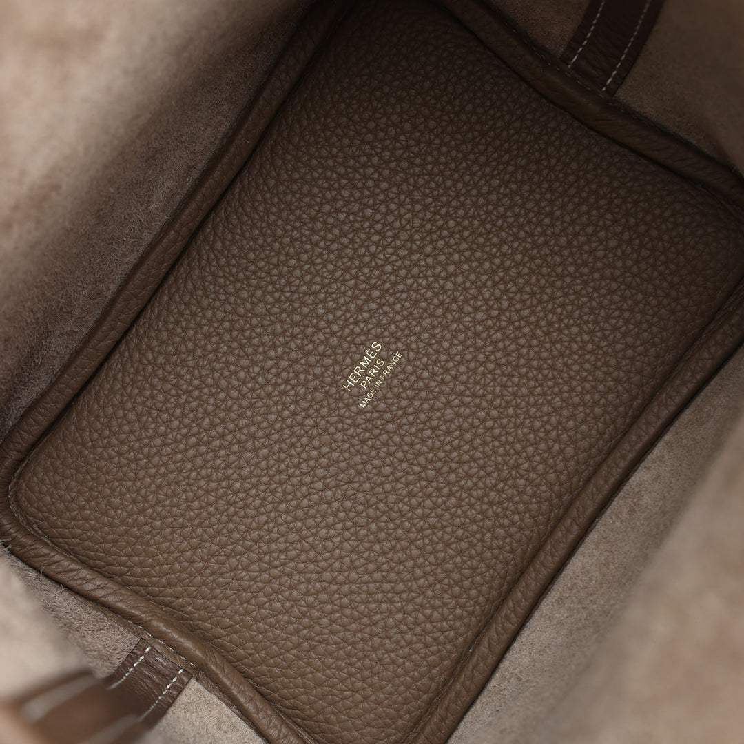 Hermes Picotin Lock 18 Etoupe Clemence Gold Hardware