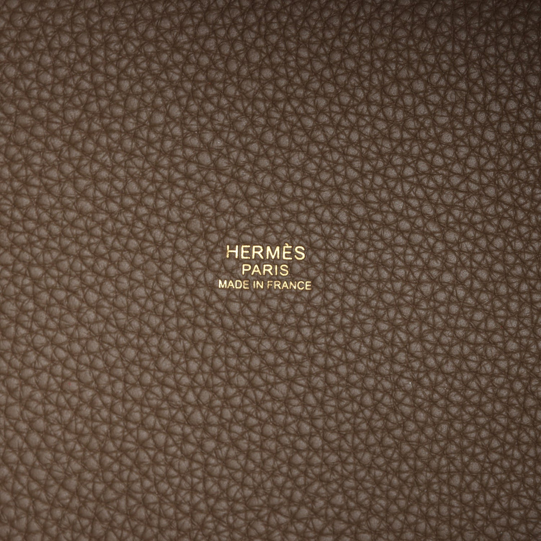 Hermes Picotin Lock 18 Etoupe Clemence Gold Hardware