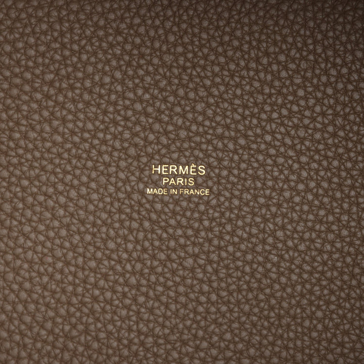 Hermes Picotin Lock 18 Etoupe Clemence Gold Hardware