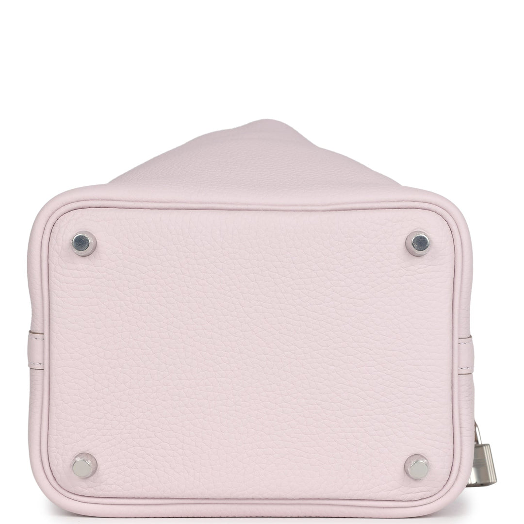 Hermes Picotin Lock 18 Mauve Pale Clemence Palladium Hardware